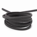 3mm dunkelgraues Wildlederband auf Spule für DIY-Schmuck und geflochtene Armbänder - In Rolle / Dunkelgrau