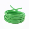 Flache grasgrüne Wildlederimitat-Kordel 3mm für DIY-Schmuck und geflochtene Armbänder - In Rolle / Fruchtgrün
