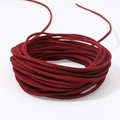 Donkerrode suède veter rol 3mm platte fluwelen draad voor DIY sieraden maken - Donker Wijnrood