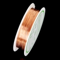 DIY jewelry crafting copper wire in reddish brown color 0.3mm thickness on white spool - Red Copper (0.3mm)
