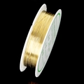 1.0mm golden craft copper wire on spool for DIY jewelry making and wire wrapping - Gold (0.4mm)