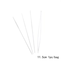 DIY big eye beading needle 11.5cm long stainless steel needle for jewelry making - 11.5cm