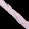 4mm light pink faceted crystal glass beads for DIY jewelry making and earrings - 4mm (Approx. 88-90 Beads/Strand) / Pink Jade