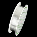 Professional silver copper wire 0.8mm for jewelry making on white spool - Silver (0.8mm)