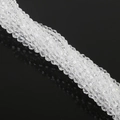 4mm faceted crystal glass ball beads for DIY jewelry making in clear transparent finish - 4mm (Approx. 88-90 Beads/Strand) / Clear White