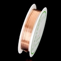 Rose gold copper jewelry wire for DIY beading wound on a white plastic spool - Red Copper (1.0mm)