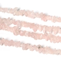 Polished natural rose quartz irregular chips stone beads for DIY jewelry making - Natural Rose Quartz (BTB784)