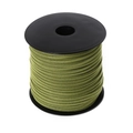 Cordón de antelina verde hierba en rollo para creación de joyas y artesanía DIY - 100 Yardas/Rollo / Verde