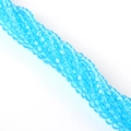 Sky blue faceted crystal beads 4mm for handmade jewelry making and DIY crafts - 4mm (Approx. 88-90 Beads/Strand) / Lake Blue
