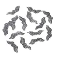 Dettaglio macro di ciondoli ali d'angelo 7x23mm in lega argento antico per gioielli DIY - Stile Ala #03 / 20 Pezzi/Confezione (7x23mm) / Argento Antico