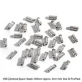Makroaufnahme von 10x6mm Altsilber-Zylinderperlen mit Sonnenblumenrelief für DIY-Schmuck - #09 Zylindrische Zwischenperle (10x6mm)