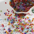 Colorful transparent glass seed beads for DIY jewelry and handmade embroidery - Random Mixed Colors