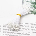 Bundle of white pearl stamens for DIY hairpins and artificial flower crafts accessories - Pearlescent Flower Stamens / Approx. 70-90 Pieces/Pack (1mmx60mm)