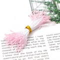 Roze en witte gradiënt kunstmatige meeldraden voor handgemaakte DIY haarspelden - 60mm (Ca. 70-90 Stuks/Verpakking) / Roze
