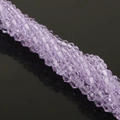 6mm μωβ κρυστάλλινες χάντρες με έδρες για χειροποίητα κοσμήματα και DIY δημιουργίες - Μωβ κρύσταλλο