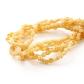 Close-up of yellow Millefiori glass flower beads for DIY jewelry making and handmade crafts - 45 Pieces/Pack / Light Coffee