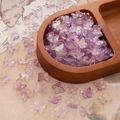 DIY purple translucent glass butterfly bead for handmade ancient hairpins and earrings - Purple Gold Foil