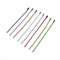 Set di 8 catenelle colorate a sfere in metallo con chiusure per portachiavi fai-da-te - Ball Chain Clasp / 2.4mm Lunghezza 11.6cm (10 Pezzi/Confezione) / Multicolore