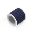 Donkerblauwe handgemaakte gevlochten nylon draadrol voor DIY-sieraden maken - 1 Stuk / Donkerblauw