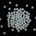 Frosted white round glass beads with center hole for DIY jewelry making and bracelets - 6mm / 50Pcs/Pack / Opal White