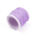 Lavendelpaarse 72 jade koord spoel voor DIY handgemaakte sieraden weven en maken - 1 Stuk / Lichtpaars