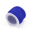 Donkerblauw 72 gauge jade koord op spoel voor DIY handgemaakte sieraden weven - 1 Stuk / Saffierblauw
