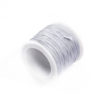 Zilvergrijze nylon gevlochten sieraden koord spoel voor DIY armbanden en kettingen - 1 Stuk / Zilverijs