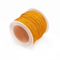 Heldergele gevlochten nylon draad op spoel voor het maken van DIY-sieraden - 1 Stuk / Oranje