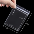 Verdickter PVC-Druckverschlussbeutel mit Aufhängeloch, 7x10cm für Schmuckaufbewahrung - 7x10cm (50 Stück/Packung)