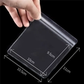 Thickened PVC self-sealing jewelry bag with hang hole measuring 10.5cm x 11cm - 10.5x11cm (50 Pcs/Pack)