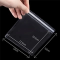 Thickened transparent PVC self-sealing bag 12x12cm for jewelry and small parts storage - 12x12cm (50 Pcs/Pack)