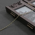 Antique bronze metal olive bead chain for DIY vintage hair accessories and crafts - 1:1 Bamboo Chain 1.5mm (5m/Pack) / Antique Bronze