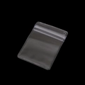 Transparent PVC resealable storage bag with top hanging hole and airtight zipper seal - Side Hole Bag 7x10cm (20 Pieces/Pack)