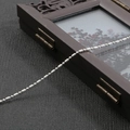 Silver olive bead and bamboo joint iron chain for DIY ancient style hair accessories - 1:1 Bamboo Chain 1.5mm (5m/Pack) / Silver