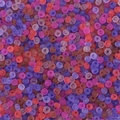 Frosted matte colorful seed beads in purple, pink and orange for DIY jewelry making - 4mm (10g/Pack) / Dark