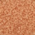 Matte apricot orange glass seed beads for DIY jewelry making and handicraft crafts - Khaki