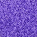 Matte purple frosted glass round beads for DIY jewelry and beaded crafts - Medium Purple