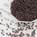 Frosted deep purple matte seed beads for handmade jewelry DIY necklaces and bracelets - 3mm 20g/Pack Approx 700 Pcs / Deep purple