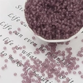 DIY handmade frosted purple 2mm seed beads for jewelry necklaces and bracelets - 20g/Pack / Purple