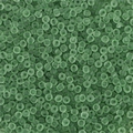 Frosted mint green round glass beads for DIY jewelry making and necklace crafting - Dark Green