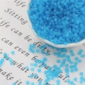 Frosted light blue glass seed beads for DIY jewelry making and handmade beadwork - 3mm 20g/Pack Approx 700 Pcs / Sky Blue