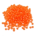 Perline alfabetiche arancioni in acrilico per gioielli fai-da-te e artigianato - Rosso-arancio trasparente con lettere bianche