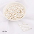 Baroque style 5x7mm irregular ABS faux pearl loose beads for DIY handmade jewelry - Small Exquisite Shape