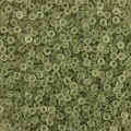 Frosted moss green glass seed beads for DIY jewelry making handmade bracelets - Deep Sprout Green