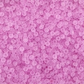 Frosted light pink iridescent seed beads for DIY jewelry and handmade crafts - Purple
