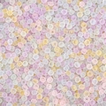 Frosted macaron purple and yellow round seed beads for DIY jewelry making - Macarons
