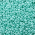 Glanzende mintgroene imitatie jade rocailles voor handgemaakte sieraden en hobby - Turkoois Groen