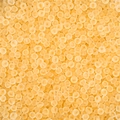 Frosted amber acrylic round seed beads for DIY handmade jewelry and craft accessories - Light Yellow