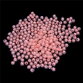 Translucent peach pink acrylic star beads for DIY jewelry and hair accessories - Round Transparent Bead-in-bead / 8mm (Approx. 110 Pieces/Pack) / Pale Green