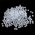 Acrylic clear round beads with white core for DIY hair accessories and jewelry making - Round Transparent Bead-in-bead / 8mm (Approx. 110 Pieces/Pack) / Light Blue